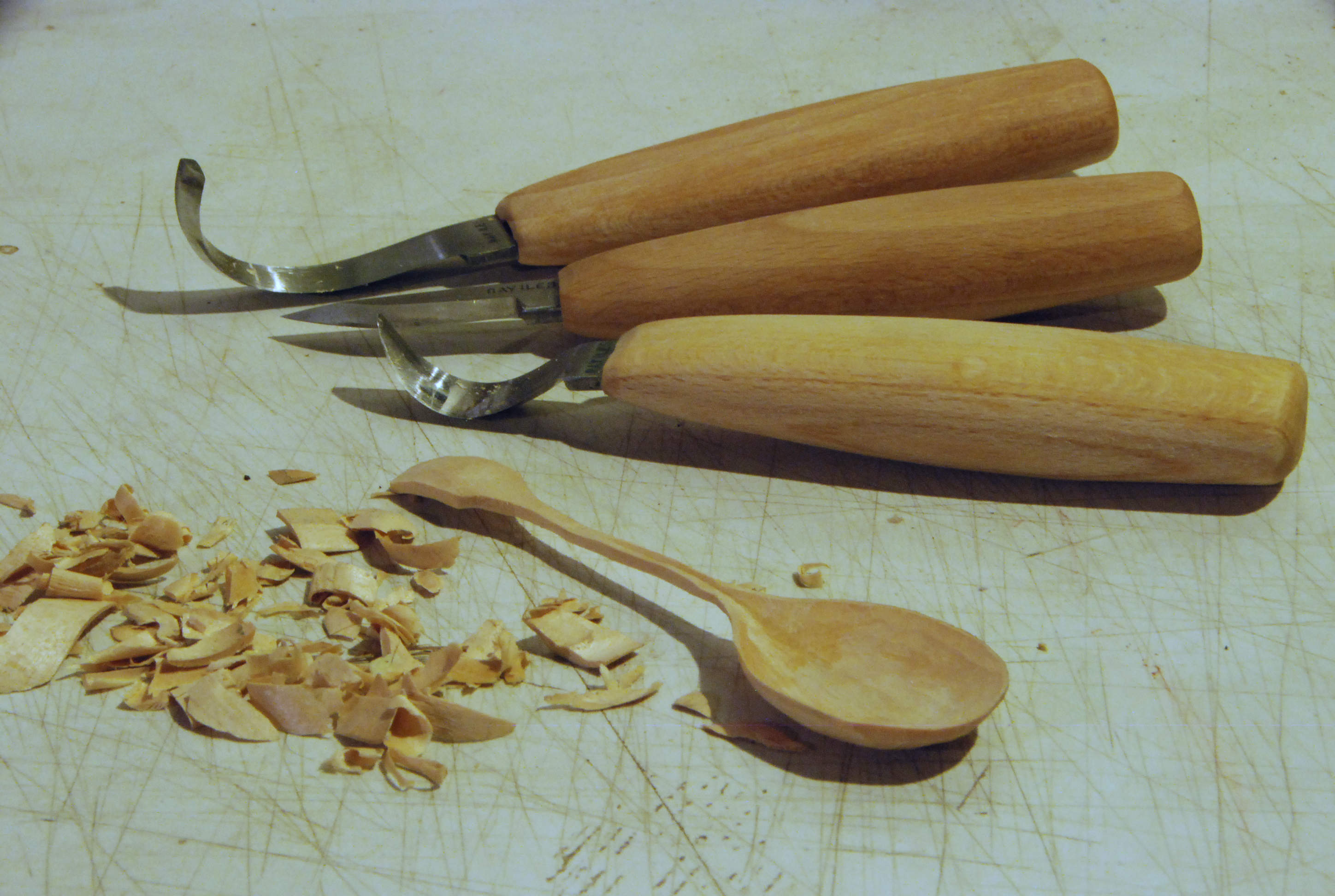 Spoon carving with Ray Iles Carving Tools